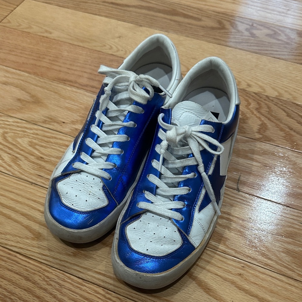 Golden Goose Blue Stardan Sneakers